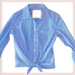 WOMEN’S LONG SLEEVE COLLARED BUTTON UP SHIRT - SZ 6